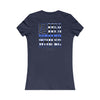 Back The Blue Women's Tee - Never Waver