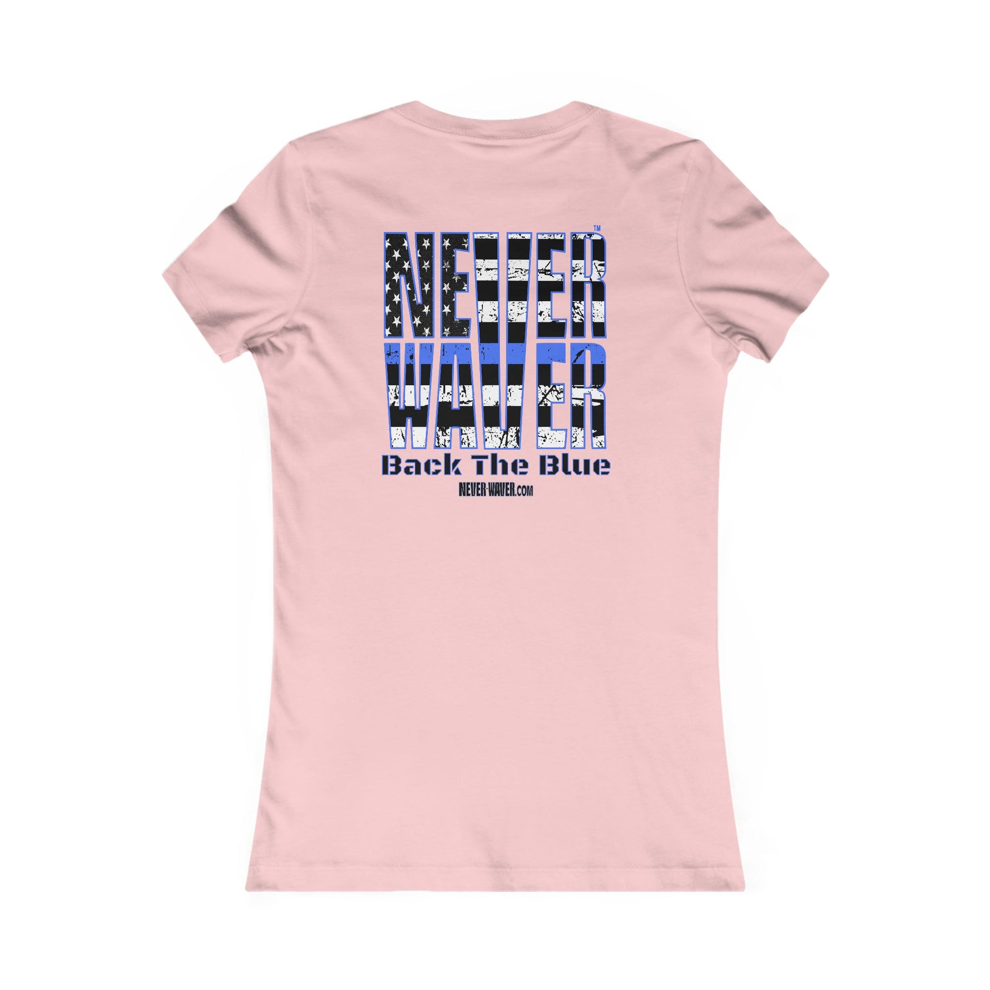 Back The Blue Women's Tee - Never Waver