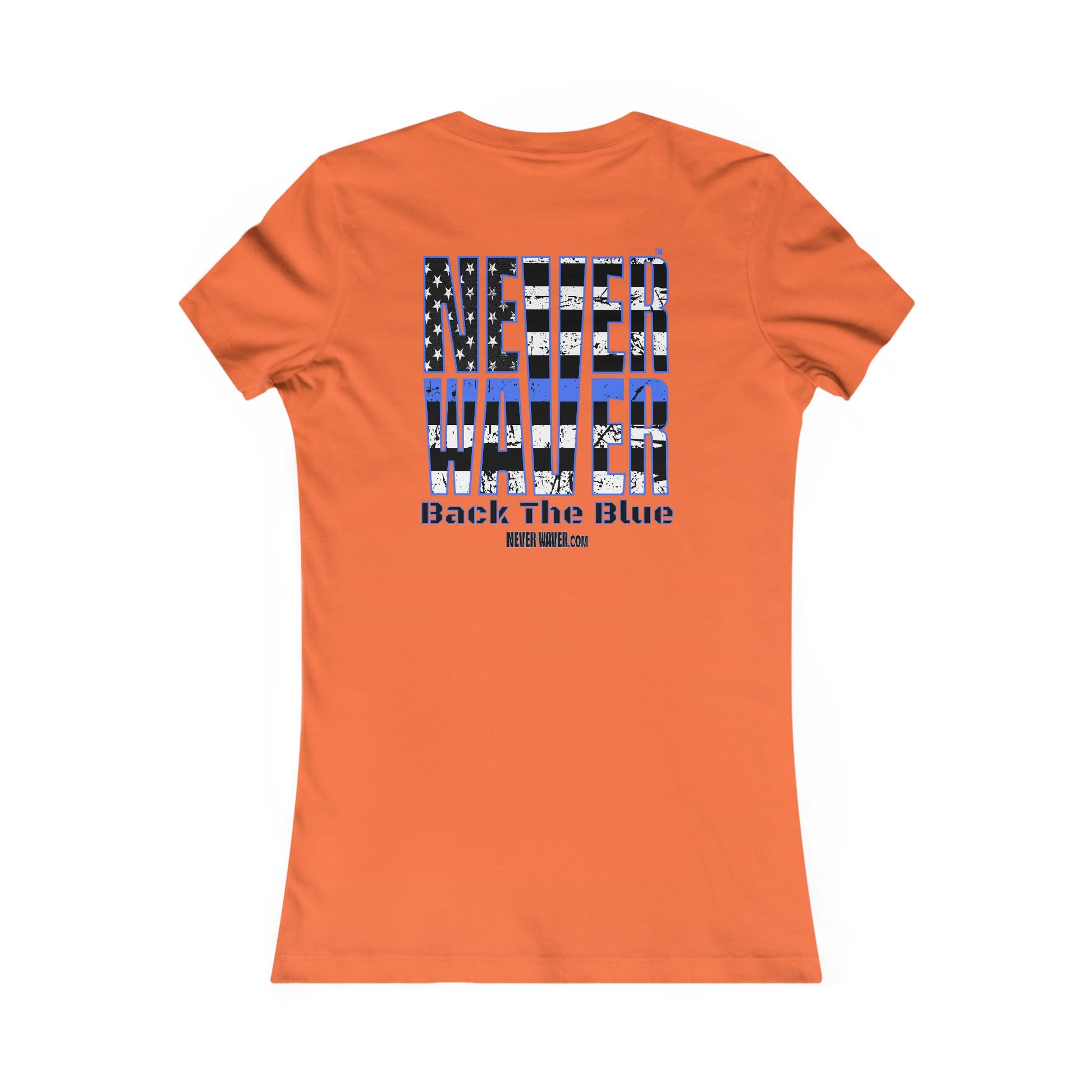Back The Blue Women's Tee - Never Waver