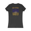 Baltimore Fans Never Waver W-Leopard Football Women's Favorite Tee - Never Waver