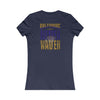 Baltimore Fans Never Waver W-Leopard Football Women's Favorite Tee - Never Waver