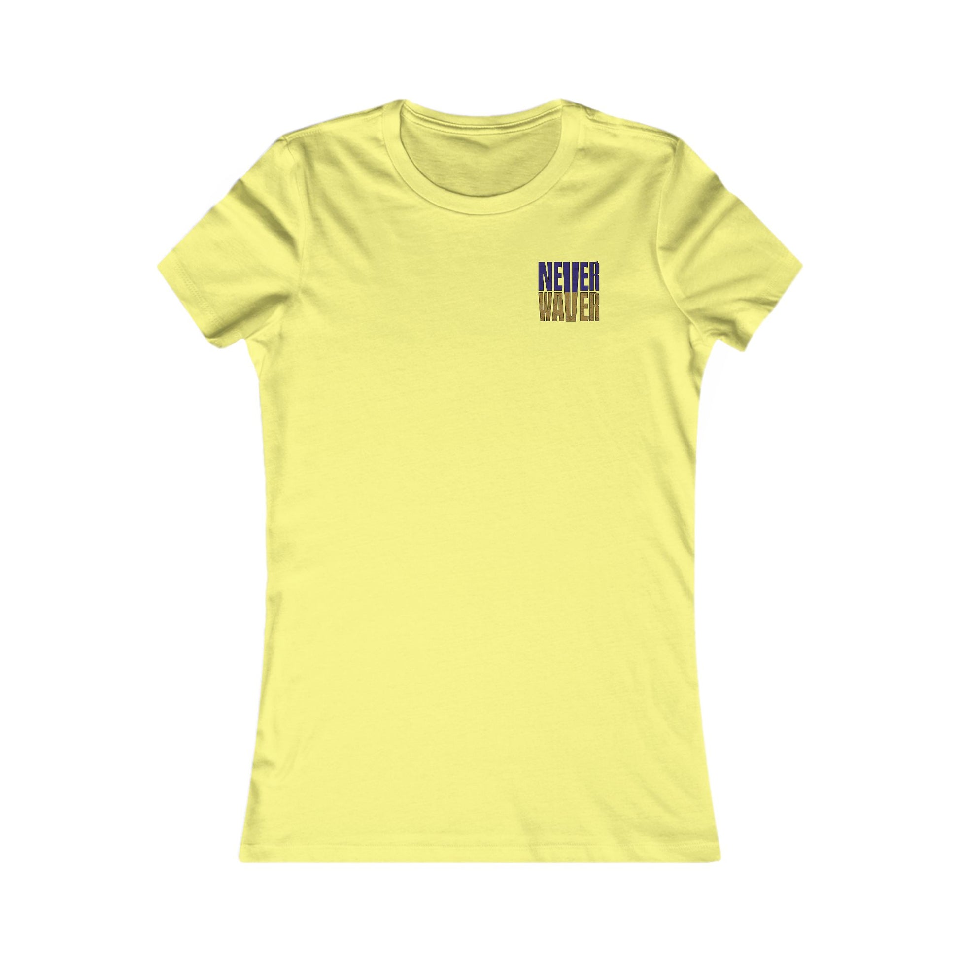 Baltimore Fans Never Waver W-Leopard Football Women's Favorite Tee - Never Waver