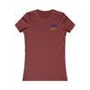 Baltimore Fans Never Waver W-Leopard Football Women's Favorite Tee - Never Waver