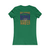 Baltimore Fans Never Waver W-Leopard Football Women's Favorite Tee - Never Waver