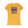 Baltimore Fans Never Waver W-Leopard Football Women's Favorite Tee - Never Waver