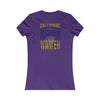 Baltimore Fans Never Waver W-Leopard Football Women's Favorite Tee - Never Waver