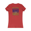 Baltimore Fans Never Waver W-Leopard Football Women's Favorite Tee - Never Waver