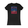 Buffalo Fans Never Waver W-Leopard Football Women's Favorite Tee - Never Waver