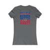 Buffalo Fans Never Waver W-Leopard Football Women's Favorite Tee - Never Waver