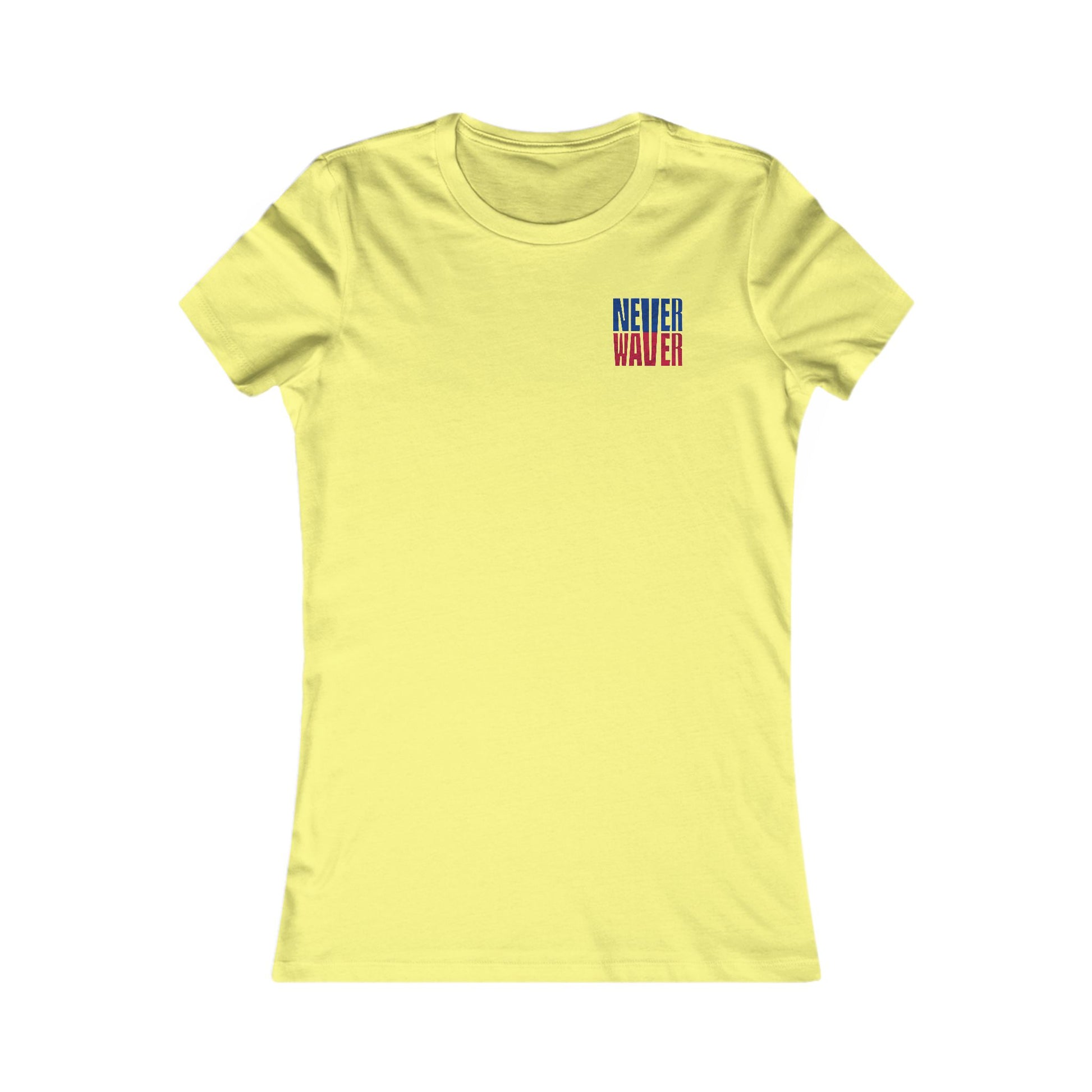 Buffalo Fans Never Waver W-Leopard Football Women's Favorite Tee - Never Waver