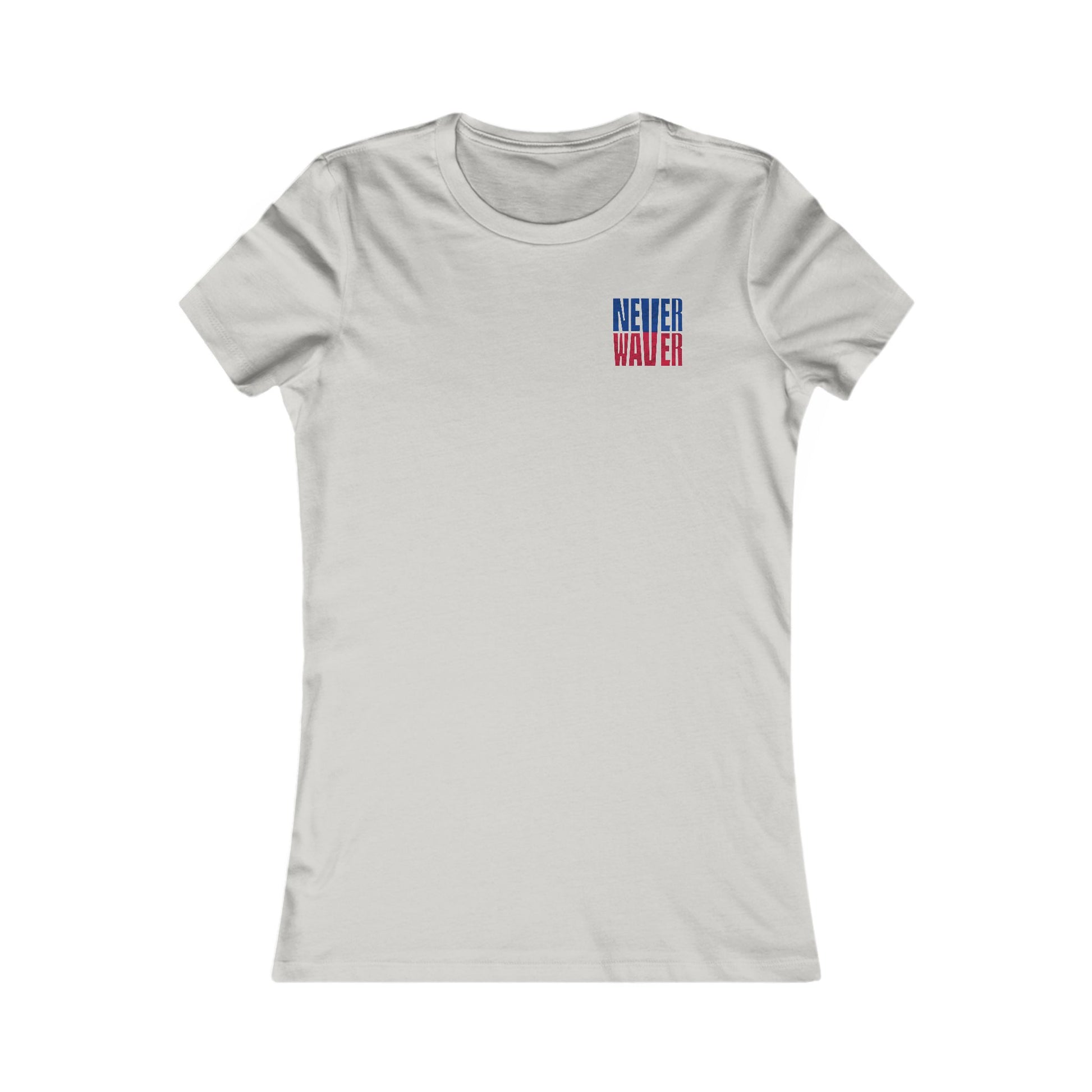 Buffalo Fans Never Waver W-Leopard Football Women's Favorite Tee - Never Waver
