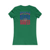 Buffalo Fans Never Waver W-Leopard Football Women's Favorite Tee - Never Waver