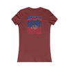 Buffalo Fans Never Waver W-Leopard Football Women's Favorite Tee - Never Waver
