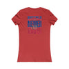 Buffalo Fans Never Waver W-Leopard Football Women's Favorite Tee - Never Waver