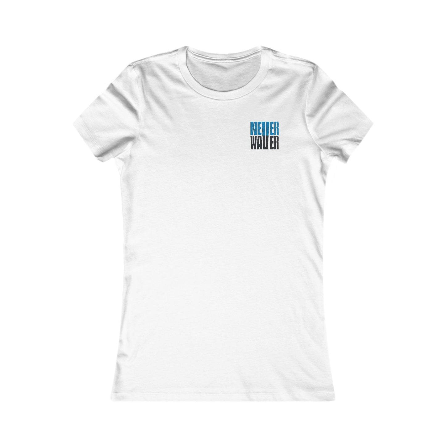 Carolina  Fans Never Waver W-Leopard Football Women's Favorite Tee - Never Waver