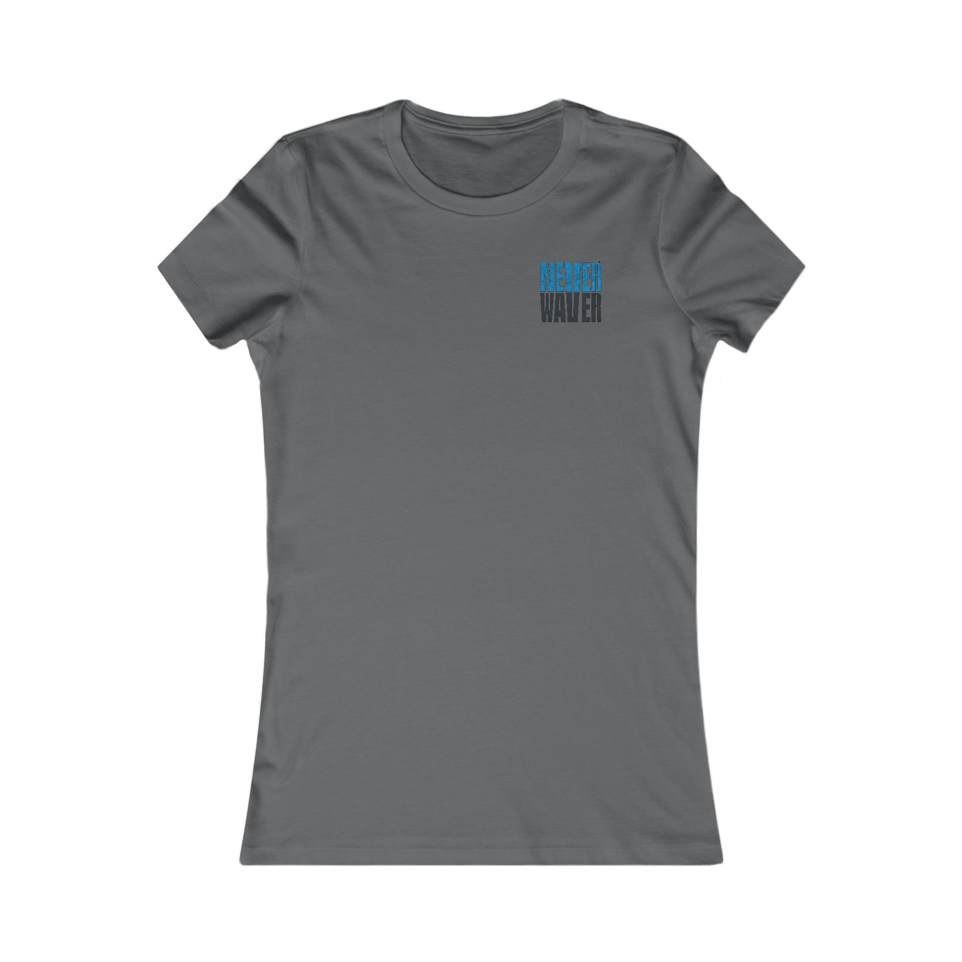 Carolina  Fans Never Waver W-Leopard Football Women's Favorite Tee - Never Waver