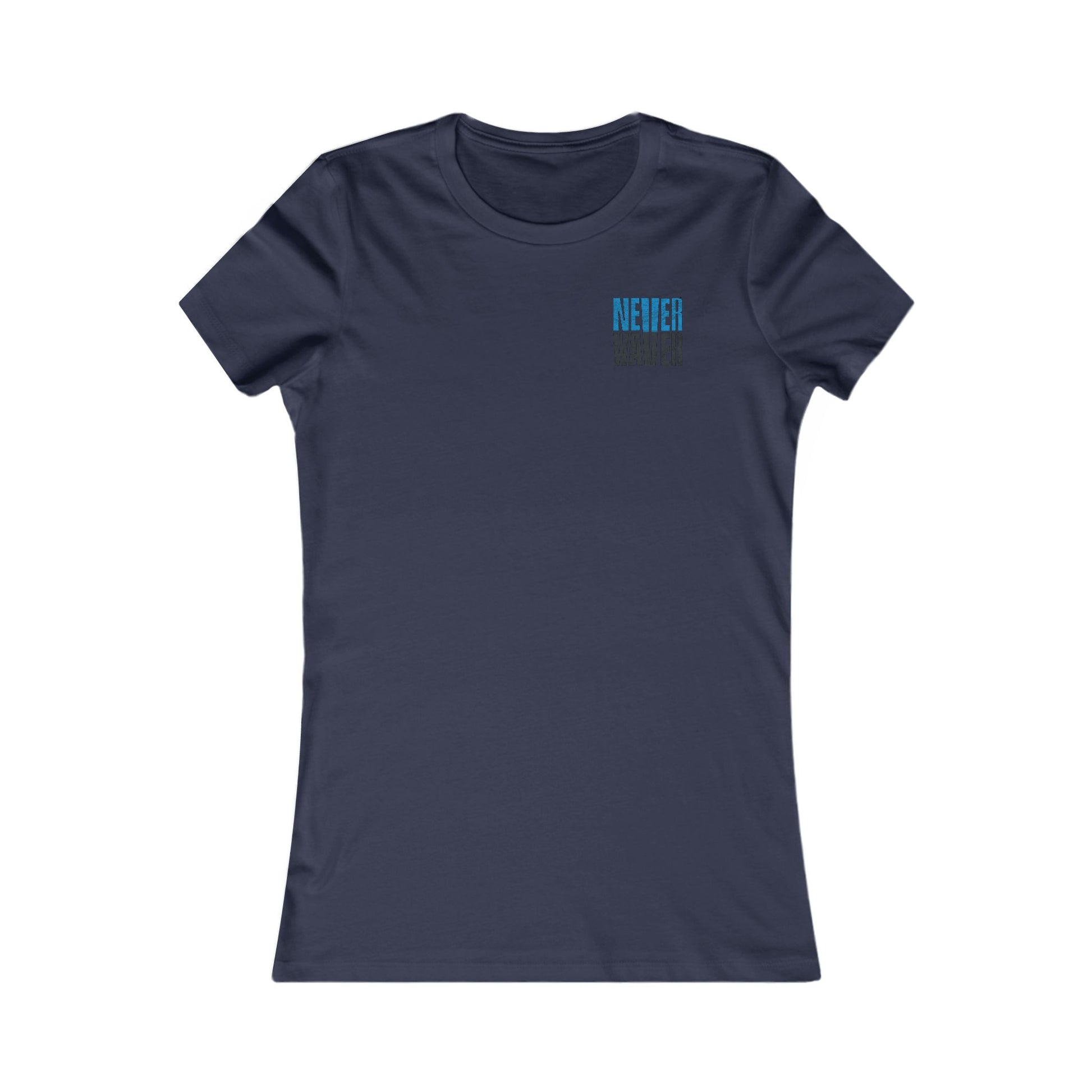 Carolina  Fans Never Waver W-Leopard Football Women's Favorite Tee - Never Waver