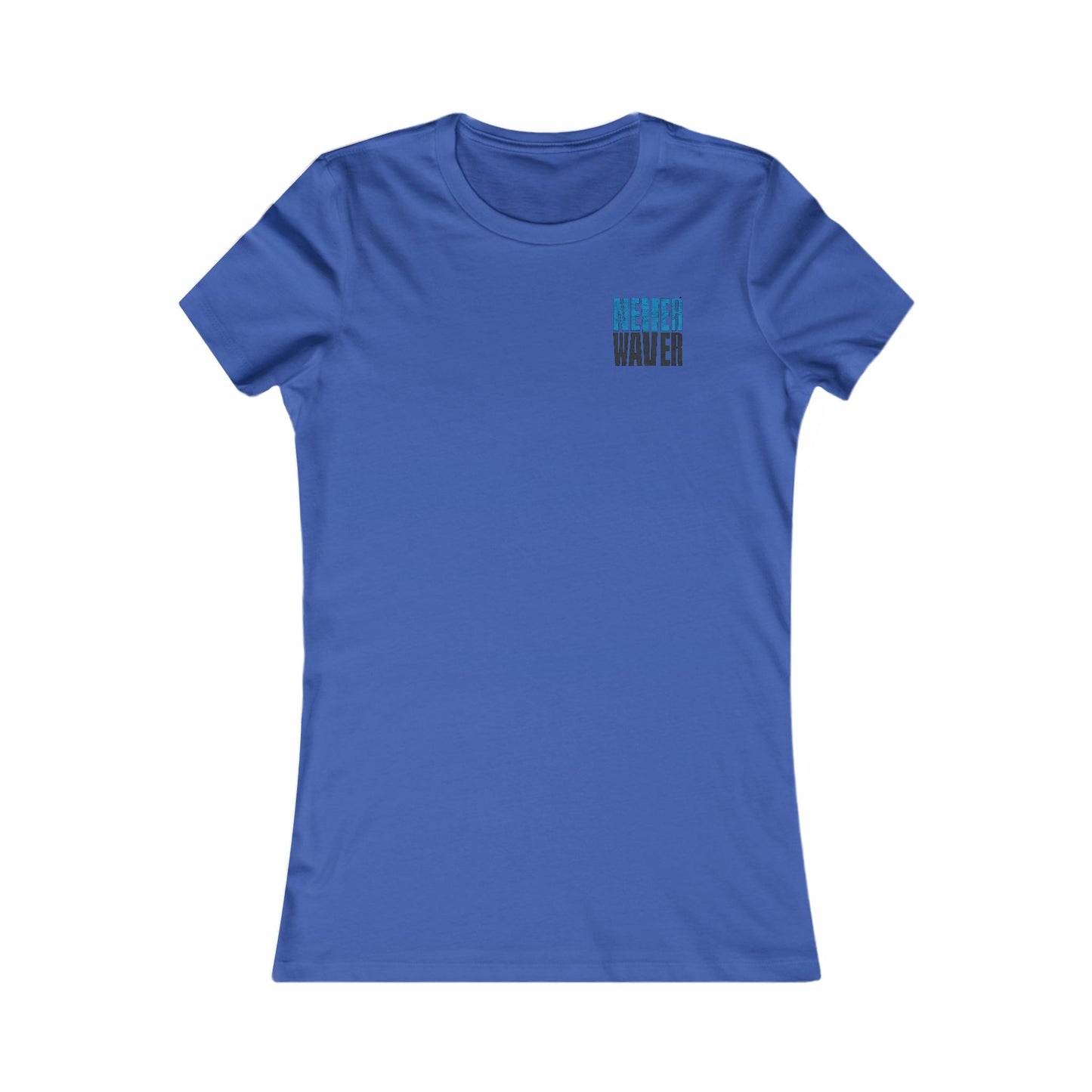 Carolina  Fans Never Waver W-Leopard Football Women's Favorite Tee - Never Waver