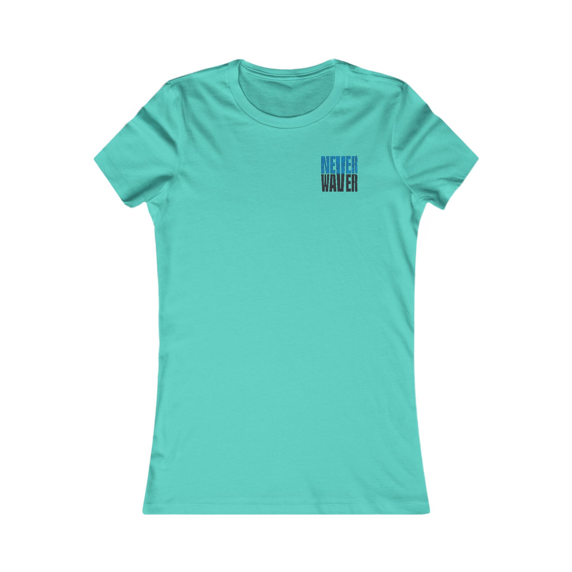 Carolina  Fans Never Waver W-Leopard Football Women's Favorite Tee - Never Waver
