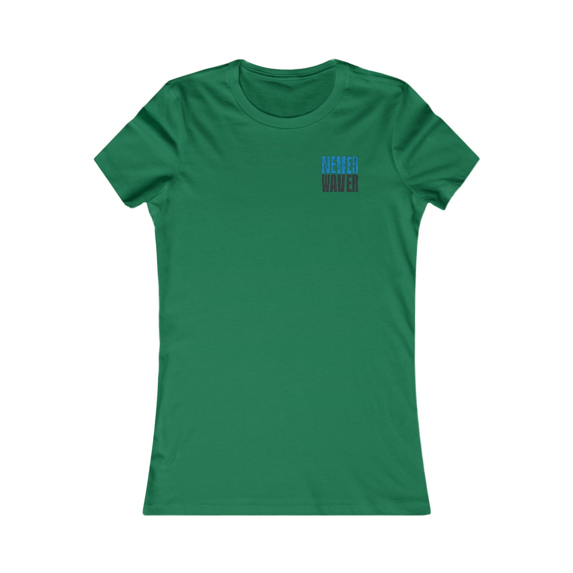 Carolina  Fans Never Waver W-Leopard Football Women's Favorite Tee - Never Waver