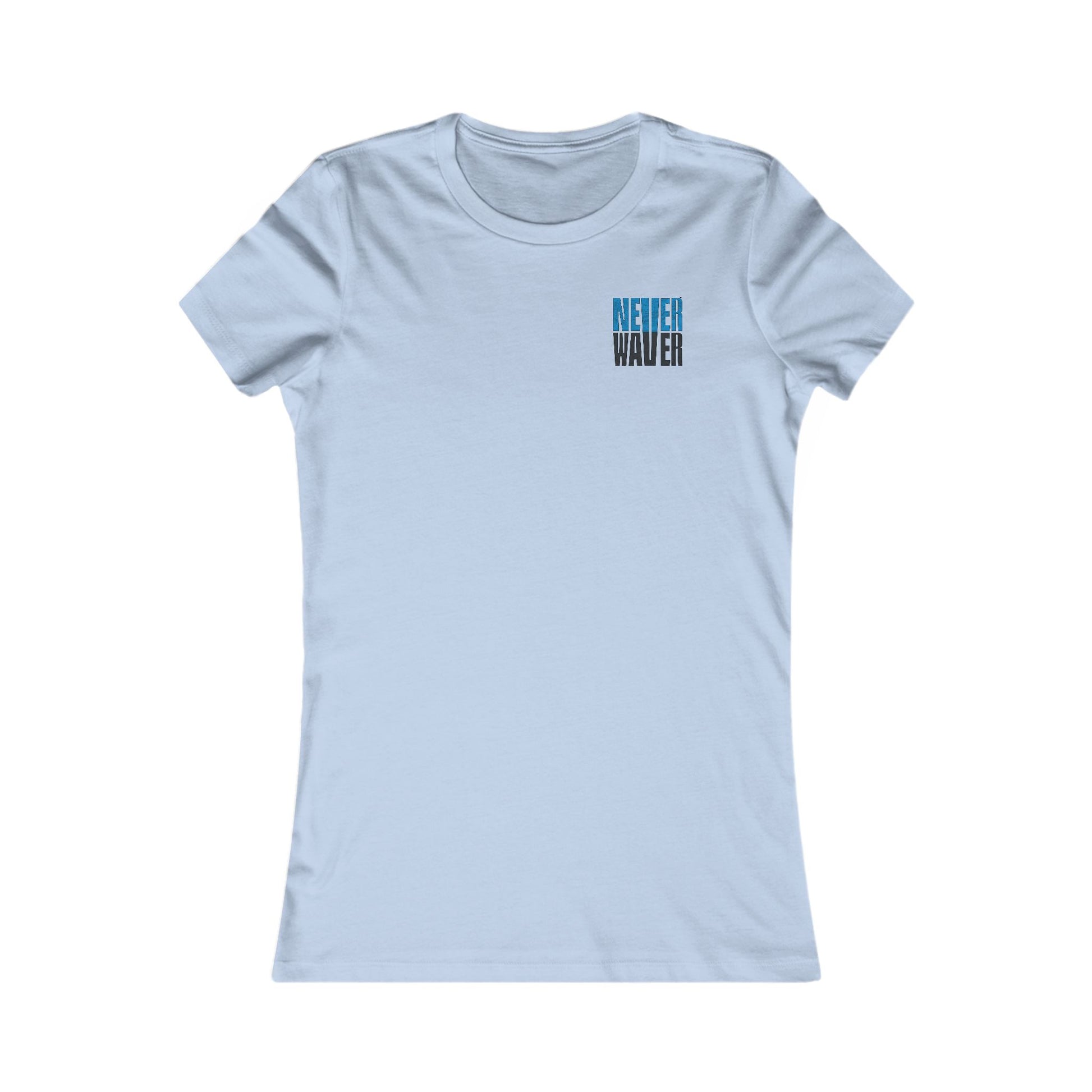 Carolina  Fans Never Waver W-Leopard Football Women's Favorite Tee - Never Waver