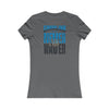 Carolina  Fans Never Waver W-Leopard Football Women's Favorite Tee - Never Waver