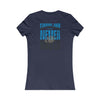 Carolina  Fans Never Waver W-Leopard Football Women's Favorite Tee - Never Waver