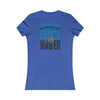 Carolina  Fans Never Waver W-Leopard Football Women's Favorite Tee - Never Waver
