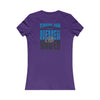 Carolina  Fans Never Waver W-Leopard Football Women's Favorite Tee - Never Waver