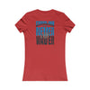Carolina  Fans Never Waver W-Leopard Football Women's Favorite Tee - Never Waver
