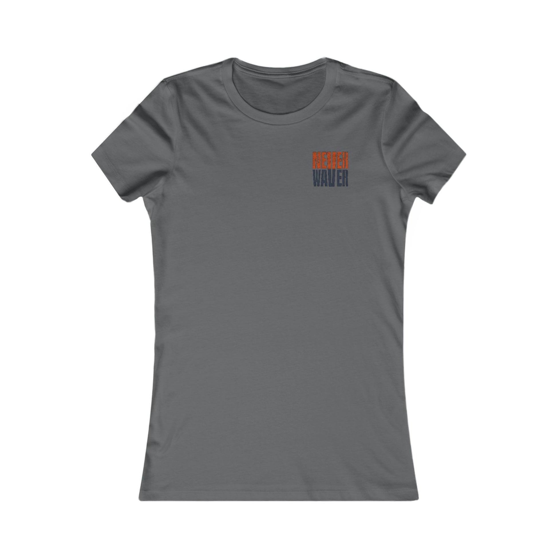 Chicago Fans Never Waver W-Leopard Football Women's Favorite Tee - Never Waver