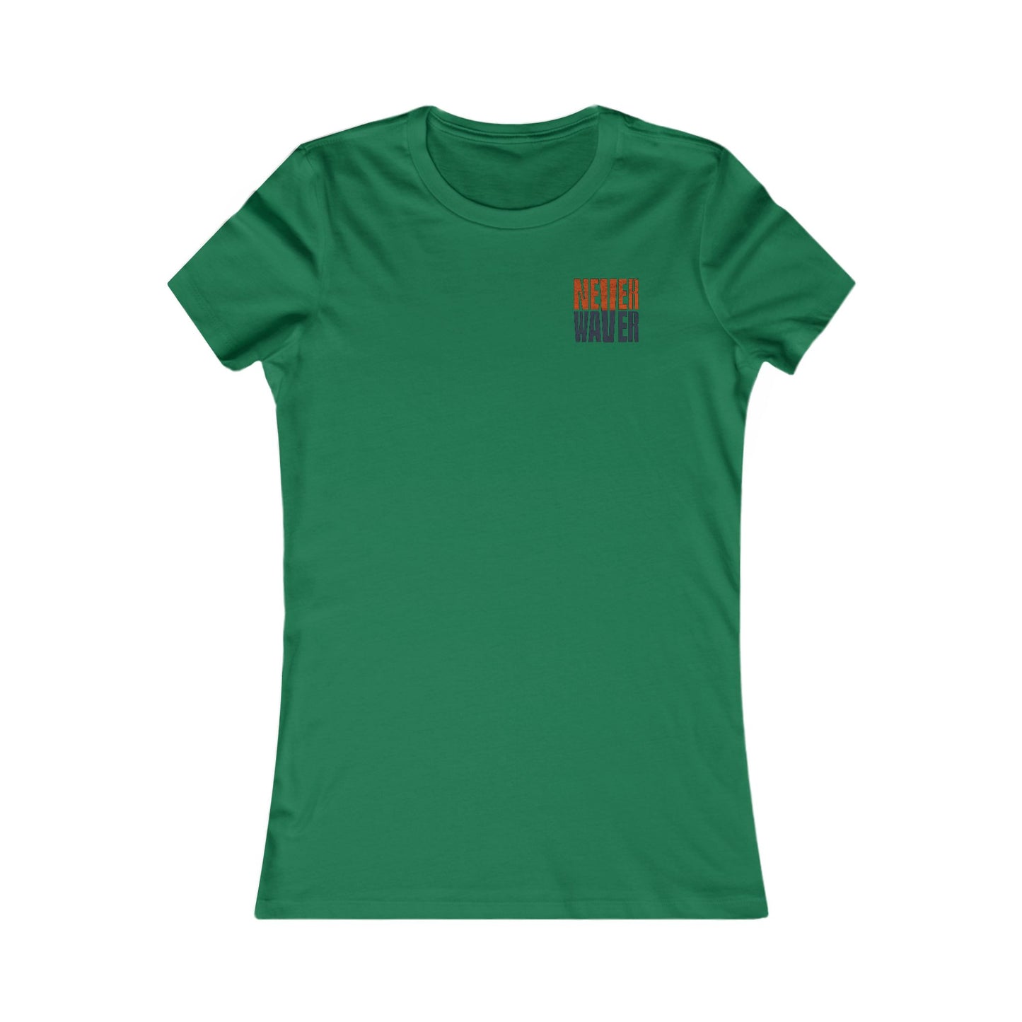 Chicago Fans Never Waver W-Leopard Football Women's Favorite Tee - Never Waver