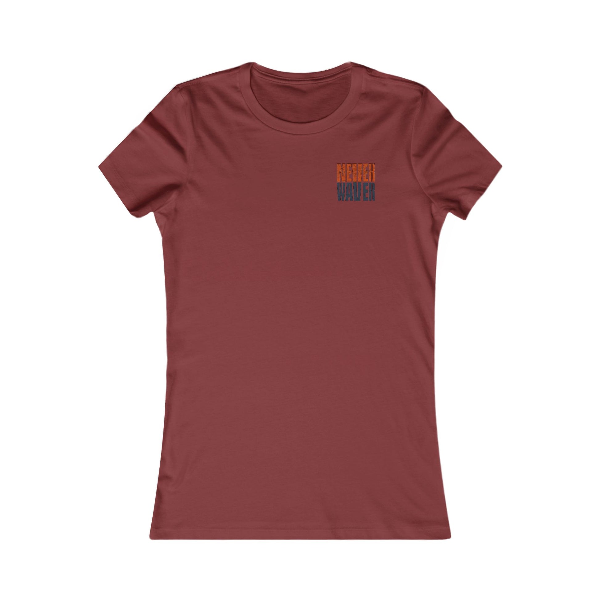 Chicago Fans Never Waver W-Leopard Football Women's Favorite Tee - Never Waver