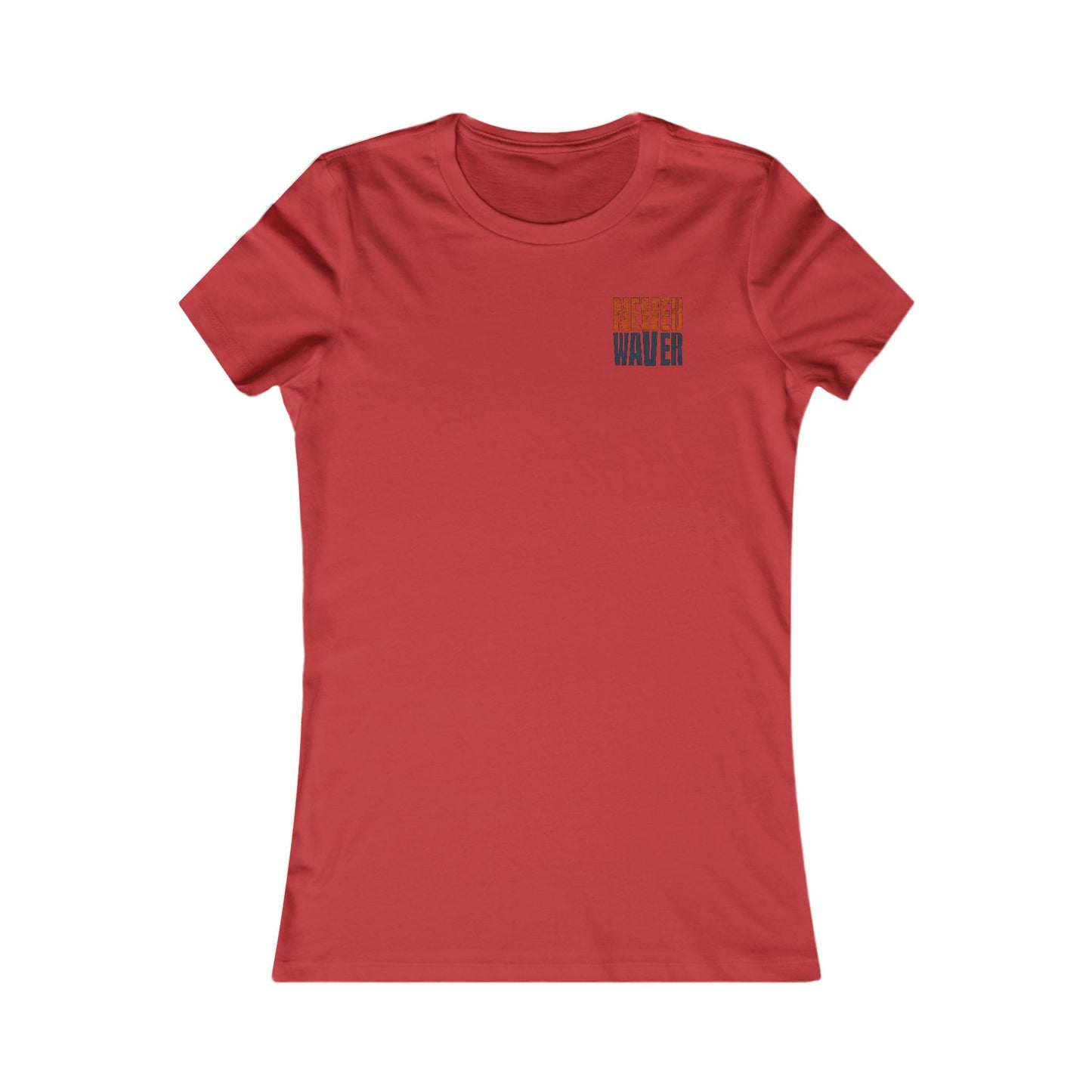 Chicago Fans Never Waver W-Leopard Football Women's Favorite Tee - Never Waver