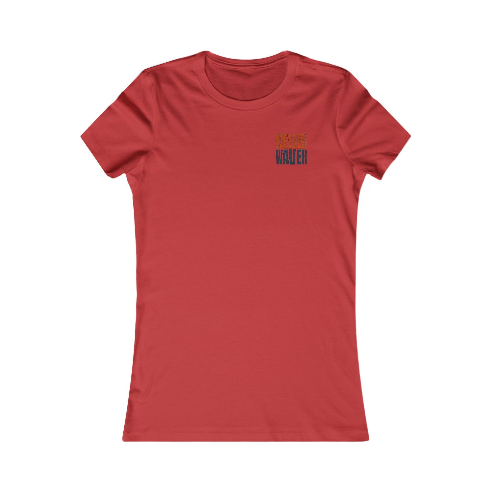 Chicago Fans Never Waver W-Leopard Football Women's Favorite Tee - Never Waver