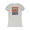 Chicago Fans Never Waver W-Leopard Football Women's Favorite Tee - Never Waver