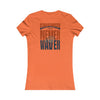 Chicago Fans Never Waver W-Leopard Football Women's Favorite Tee - Never Waver