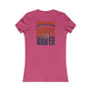 Chicago Fans Never Waver W-Leopard Football Women's Favorite Tee - Never Waver