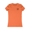 Cleveland Fans Never Waver W-Leopard Football Women's Favorite Tee - Never Waver