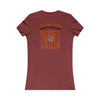 Cleveland Fans Never Waver W-Leopard Football Women's Favorite Tee - Never Waver