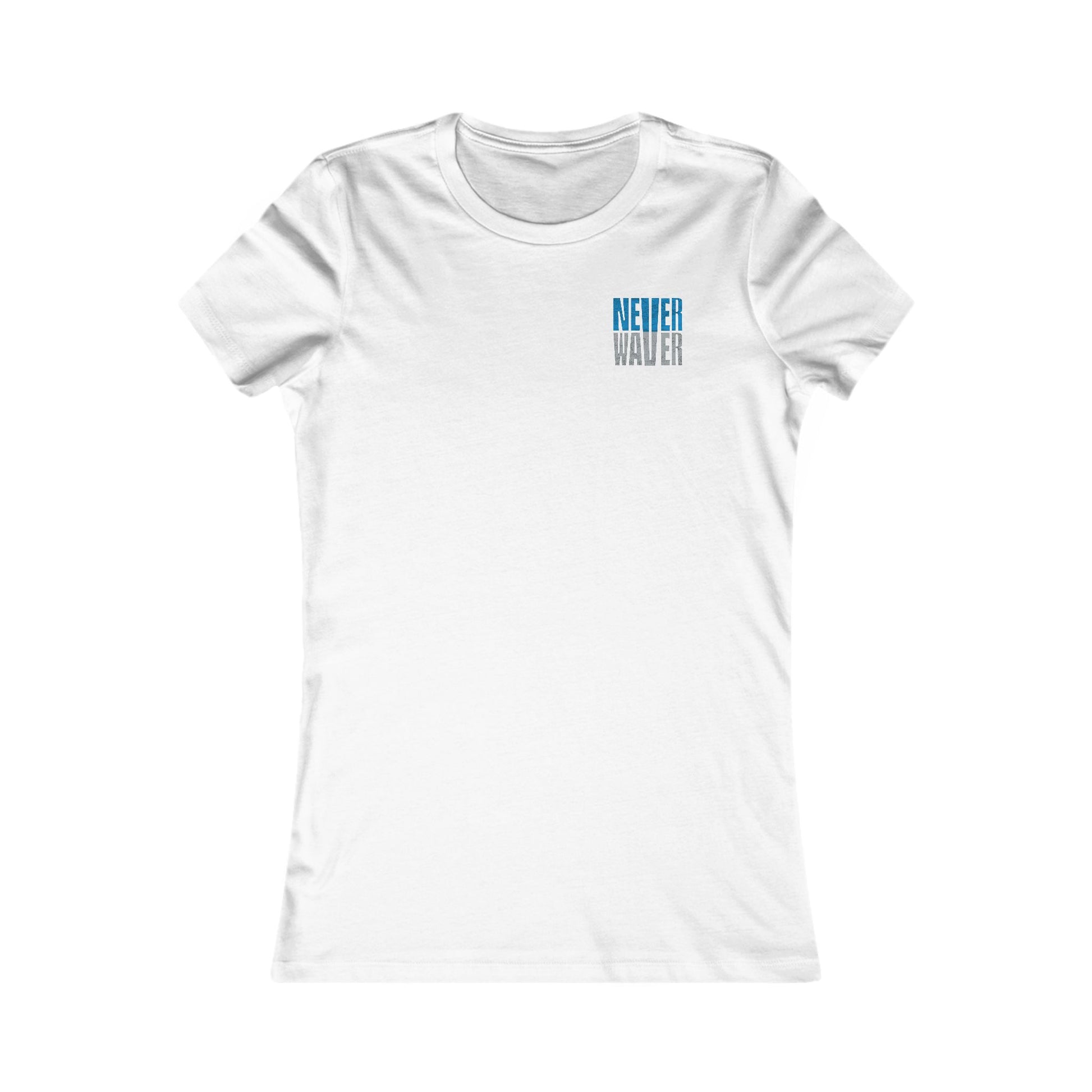 Detroit Fans Never Waver W-Leopard Football Women's Favorite Tee - Never Waver