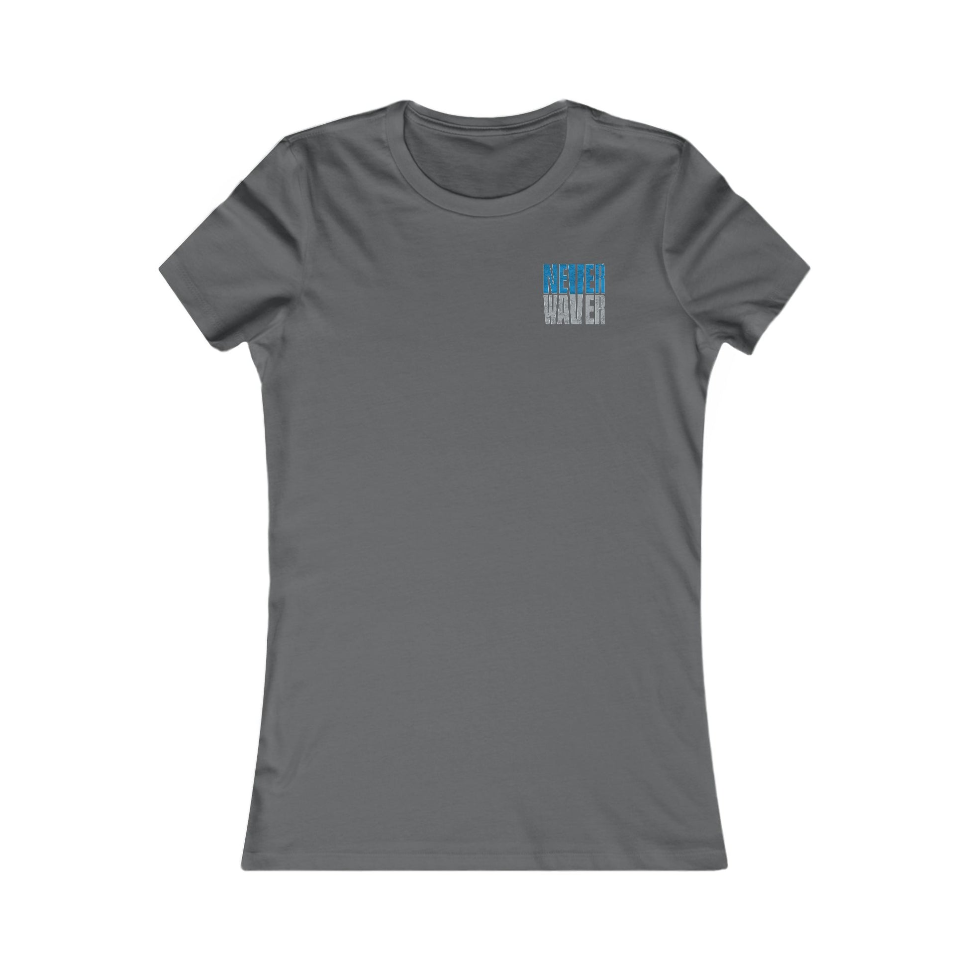Detroit Fans Never Waver W-Leopard Football Women's Favorite Tee - Never Waver
