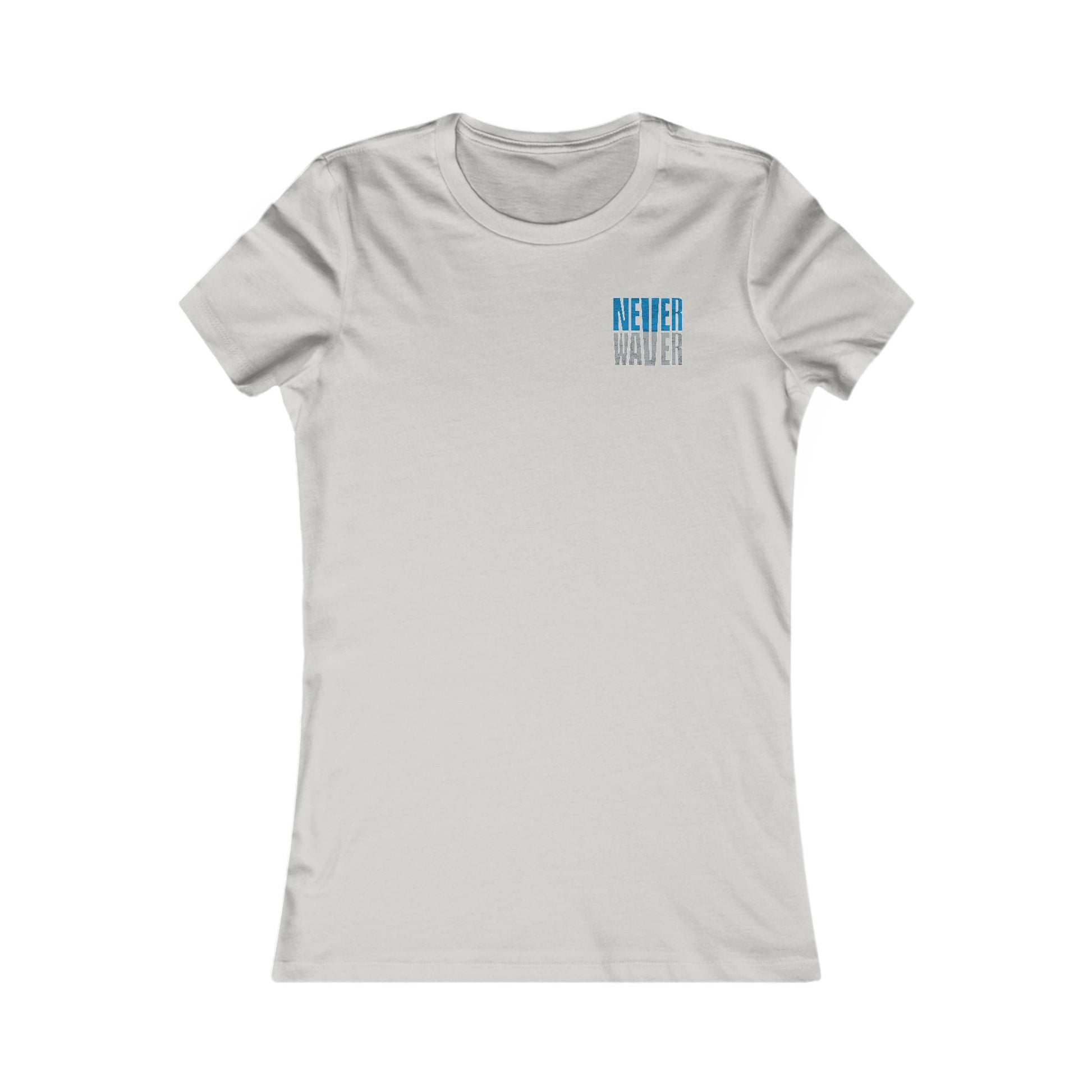 Detroit Fans Never Waver W-Leopard Football Women's Favorite Tee - Never Waver