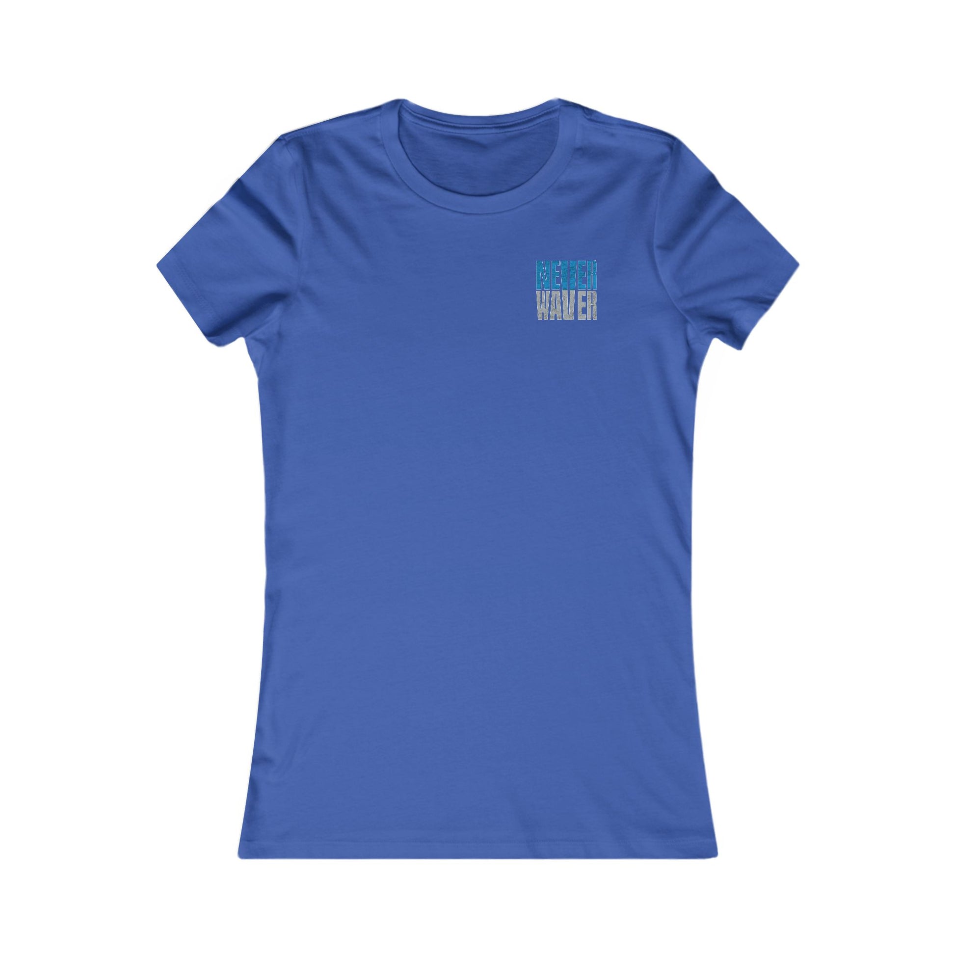 Detroit Fans Never Waver W-Leopard Football Women's Favorite Tee - Never Waver