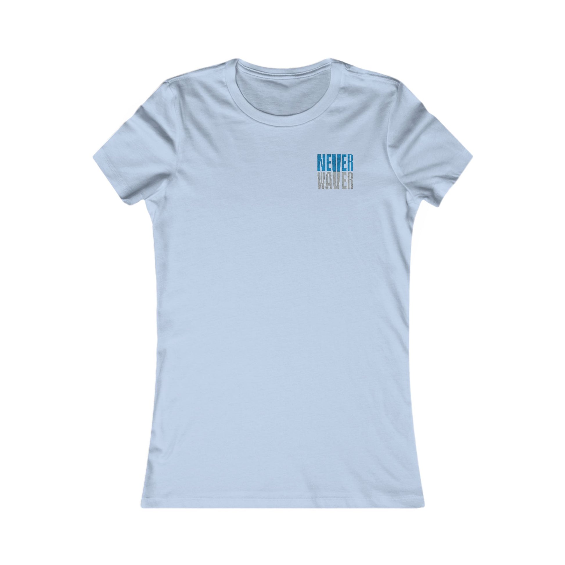Detroit Fans Never Waver W-Leopard Football Women's Favorite Tee - Never Waver