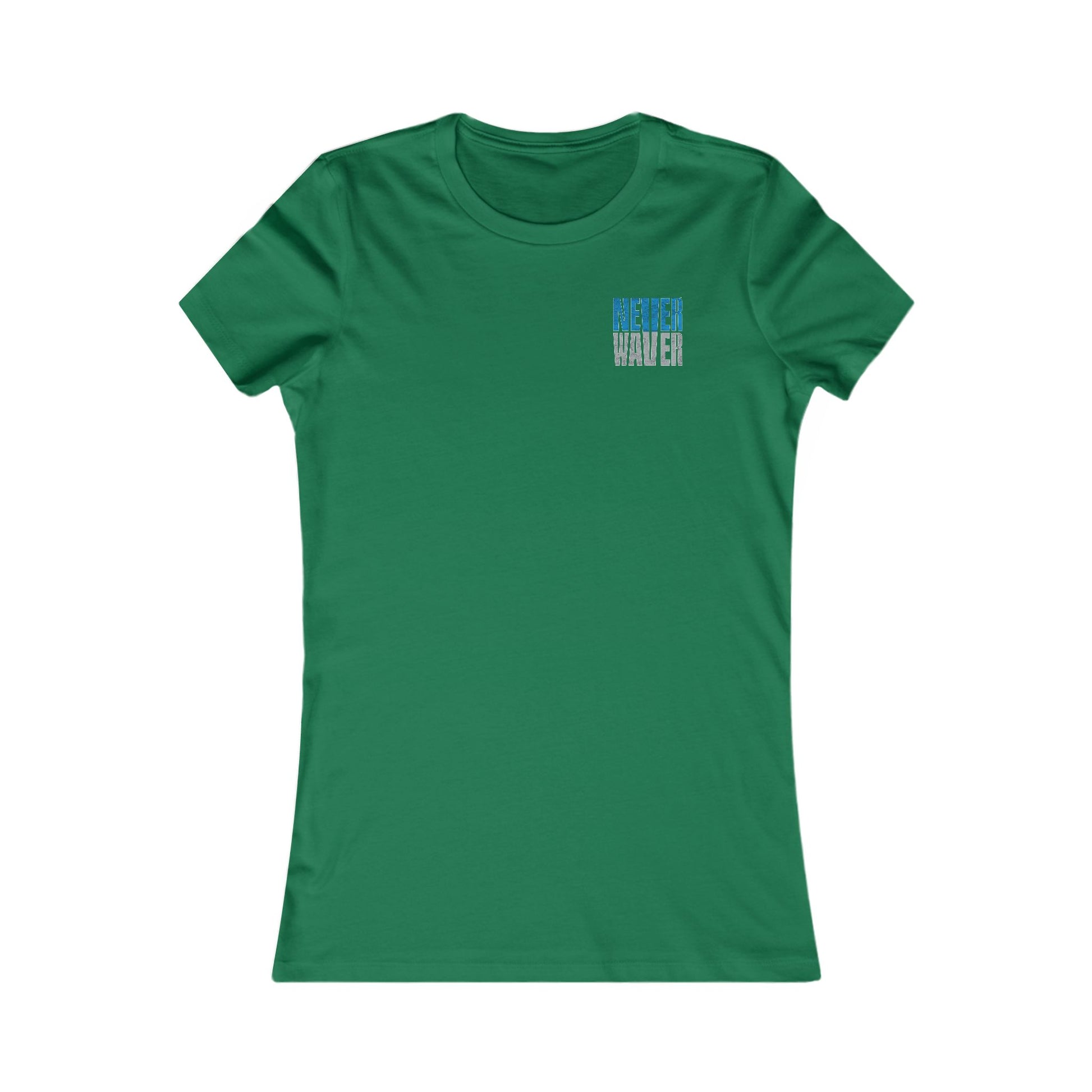 Detroit Fans Never Waver W-Leopard Football Women's Favorite Tee - Never Waver
