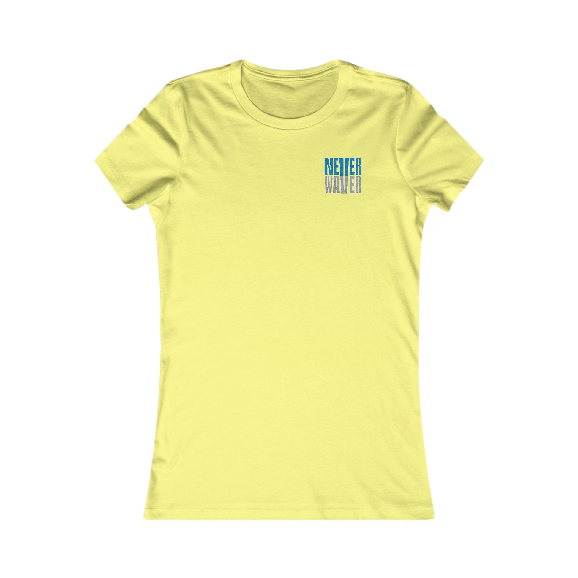 Detroit Fans Never Waver W-Leopard Football Women's Favorite Tee - Never Waver