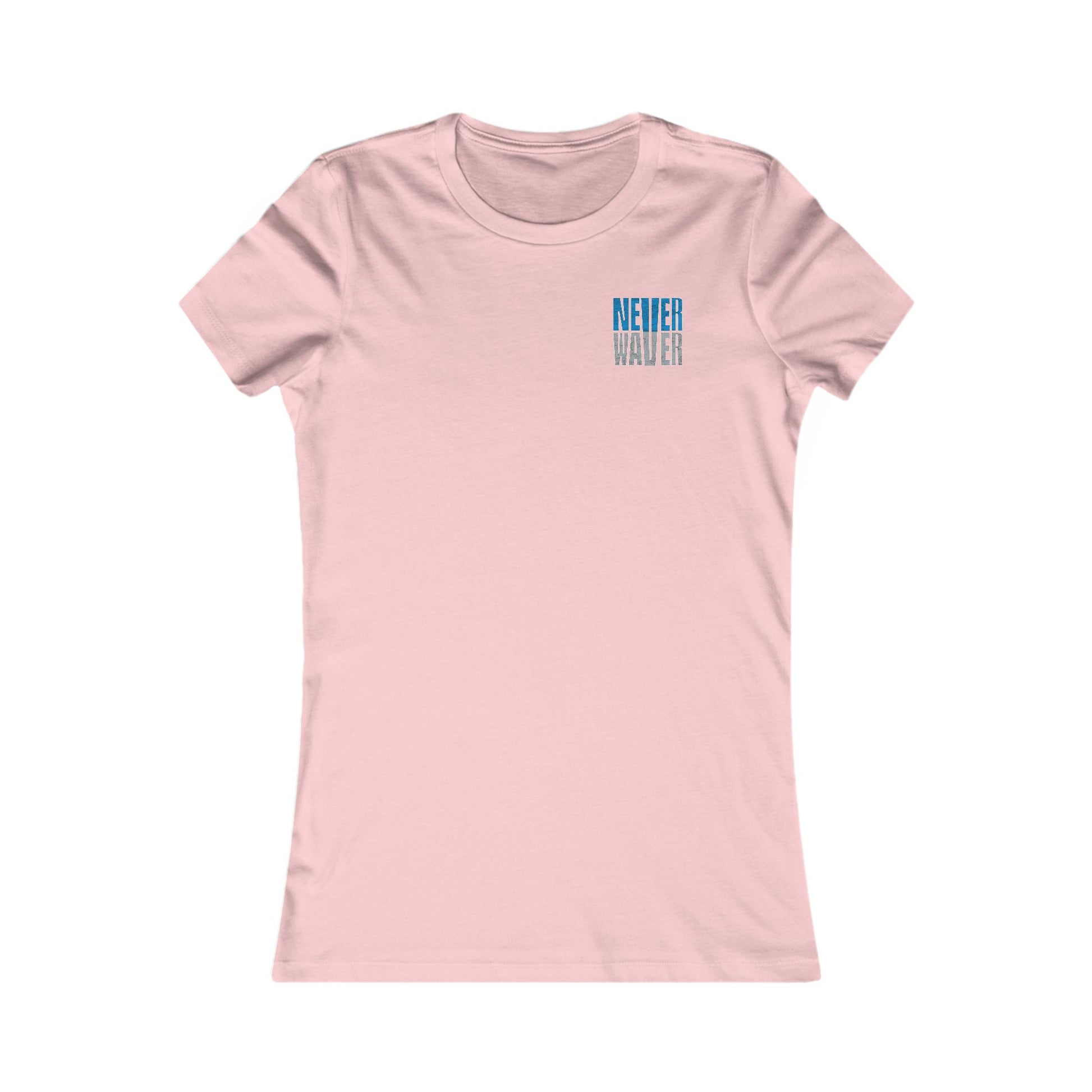 Detroit Fans Never Waver W-Leopard Football Women's Favorite Tee - Never Waver