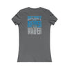 Detroit Fans Never Waver W-Leopard Football Women's Favorite Tee - Never Waver