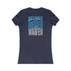 Detroit Fans Never Waver W-Leopard Football Women's Favorite Tee - Never Waver